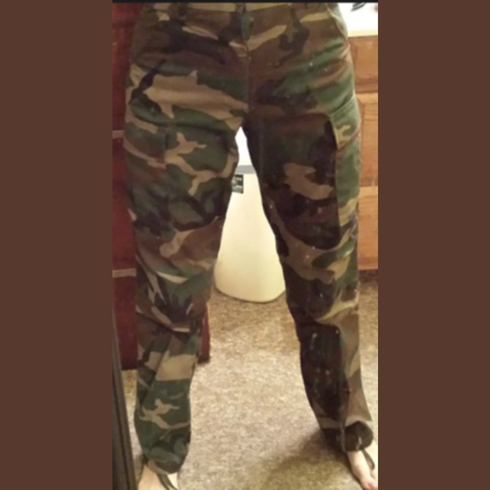 Authentic Rothco Camo Cargo Utility Pants X-Small